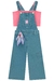 Jardineira Wide Leg em Jeans Arkansas com Top Boxy em Ribana 1x1 - Tati for Kids Moda Infantil 