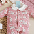 Macacão Bebê Peluciado Floral Alina - Rosê - comprar online