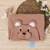 Cobertor Bebê Microsoft com Capuz Urso Mussi - Marrom Claro - comprar online