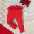 Conjunto Bebê Body e Calça Suedine Cereja Madri - Vermelho - Novo Bebê | Loja Roupa de Bebê Online, Enxoval de Bebê, Presentes