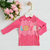 Camiseta Infantil Praia Love Doces UV+50 - Rosa