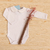 Body Bebê Suedine Gola Pérolas Amanda - Branco - comprar online
