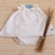 Body Vestido Festa Bebê Bordado e Laços Aurora - Off White na internet