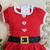 Body Vestido Natal Bebê Mamãe Noel - Vermelho - comprar online
