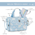 Kit com 3 Bolsas - Vintage + Bolsa Anne + Emy - Arco-Íris Azul - Masterbag - loja online