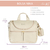 Kit com 2 Bolsas - Bolsa Nina + Frasqueira Vicky - Borboletas Marfim - Masterbag - comprar online