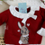 Conjunto Bebê Blusa e Calça Coelha Alicia - Vermelho com Branco na internet