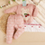 Conjunto bebê Sweater e Calça Cereja Heloisa - Rosa