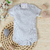Conjunto de Bebê Body e Calça Canelado Capuc - Cinza - comprar online