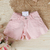 Conjunto Infantil Cropped e Shorts Floral Antonela - Rosa - Petit Cherie na internet
