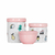 Kit Higiene Bebê 3 Peças Potes e Bowl Candy - Rosa - Modali