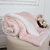 Cobertor Infantil Microfibra Sherpa - Rosa - Laço Bebê