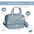 Kit com 2 Bolsas - Vicky + Nina - Carrinhos Azul - Masterbag Baby - loja online