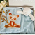 Kit Presente Bebê Urso Floresta - Azul - comprar online