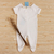 Macacão Bebê Algodão Egípcio Bordado Cavalinho Alfredo - Marfim com Azul - Novo Bebê | Loja Roupa de Bebê Online, Enxoval de Bebê, Presentes