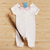 Macacão Bebê Algodão Egípcio Bordado Love Flores Melina - Marfim com Colorido - Novo Bebê | Loja Roupa de Bebê Online, Enxoval de Bebê, Presentes