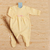 Kit 2 Macacões de Bebê Menina Poá Joana e Helena Amarelo e Off White - comprar online