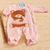 Macacão Bebê Plush Ursa Mayara - Rosa na internet