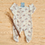 Macacão Bebê Plush Com Ziper Urso Jack - Azul na internet