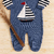 Macacão Bebê Tricot Barco Mike - Azul Jeans na internet