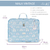 Kit com 2 Bolsas - Mala Vintage + Organizador - Arco-Íris Azul - Masterbag - Novo Bebê | Loja Roupa de Bebê Online, Enxoval de Bebê, Presentes