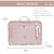 Kit com 3 Bolsas - Mala Vintage + Organizador + Necessaire Viagem - Flora Rosê - Masterbag Baby - comprar online