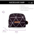 Kit com 3 Bolsas - Mala Vintage + Organizador + Necessaire - Manhattan Black - Masterbag na internet