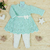 Kit Saída de Maternidade Zoey Tricot com 4 Peças Vestido com Body e Manta Verde Água na internet