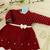 Conjunto Vestido e Meia Calça Tricot Casinha de Abelha Zoey - Vermelho na internet