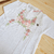 Conjunto Bebê Vestido e Meia Calça Tricot Flores Agatha - Branco com Rosa - comprar online