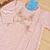 Conjunto Bebê Vestido e Meia Calça Tricot Flores Agatha - Rosa na internet