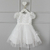 Vestido Infantil Festa Flores e Paetê Natasha - Off White - Petit Cherie