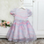 Vestido Festa Infantil Bears in The Kitchen - Rosa com Azul - Petit Cherie - comprar online