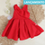 Vestido Infantil Festa Geovanna - Vermelho - Mon Sucré - loja online