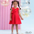 Vestido Infantil Festa Geovanna - Vermelho - Mon Sucré - Novo Bebê | Loja Roupa de Bebê Online, Enxoval de Bebê, Presentes