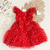 Vestido de Festa Poá Infantil Amanda - Vermelho - Petit Cherie