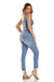 Calça Modeladora Jeans Bolso Frente Ziper - comprar online