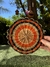 Mandala em Fibra Natural de Cipó Ambé da Amazônia com Tingimento Natural