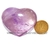 Coraçao Ametista Pedra Natural Ideal P/Presentear Cod 116121