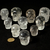 Lote de 10 Cranio Cristal Quartzo Natural skull Stone ATACADO