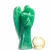 Anjo de Mesa Pedra Quartzo Verde Natural 10cm 150g 141418 - comprar online