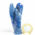 Anjo de Mesa Pedra Quartzo Azul Natural 8cm 75g - comprar online
