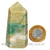 Ponta Jade Verde Lapidado Pedra Natural de Garimpo Cod 128991