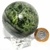 Esfera Epidoto Verde Incrustado no Quartzo Natural Cod 113567