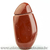 Pingente Pedra Rolada Jaspe Vermelho Difusor Aromaterapia Ranhurado - Distribuidora CristaisdeCurvelo