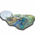 Azurita Bruta Pedra Natural na Matriz Malaquita 25 a 50mm na internet