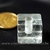 Imagem do Pingente Pedra Cubo Cristal Difusor Aromaterapia Ranhurado