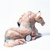 Cavalo Esculpido Artesanato em Dolomita Pedra Natural on internet