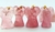Colar de Anjo Quartzo Rosa Pedra Natural em Banho Dourado - comprar online