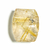 Rutilo Gema Baguette Natural Para Montar Prata e Ouro cod 133101